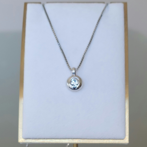 Swarovski Jewelry - Swarovski Silver Simple Dainty Necklace